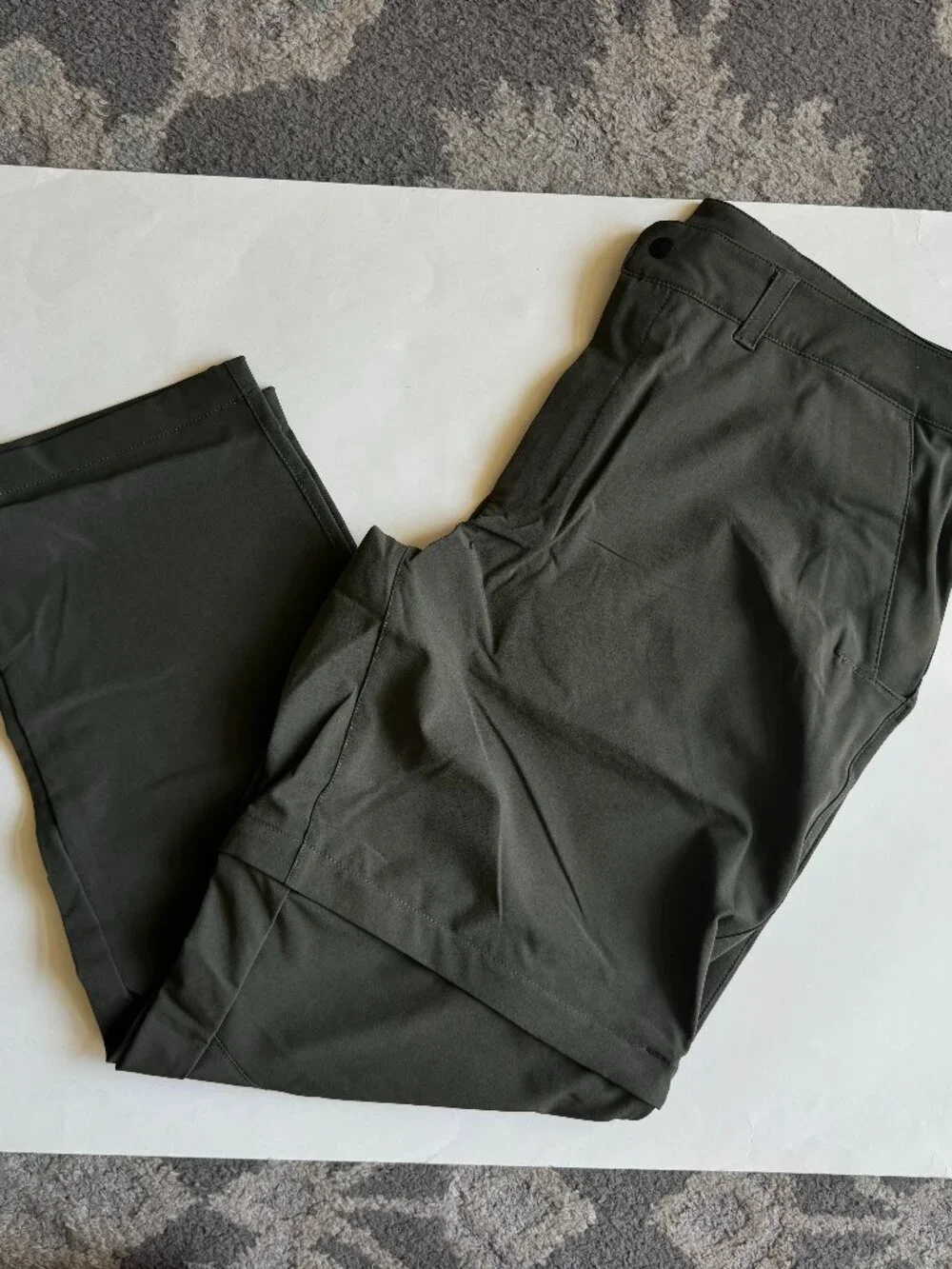 Mens The North Face Paramount Convertible UPF 40+ Pants New Taupe Green